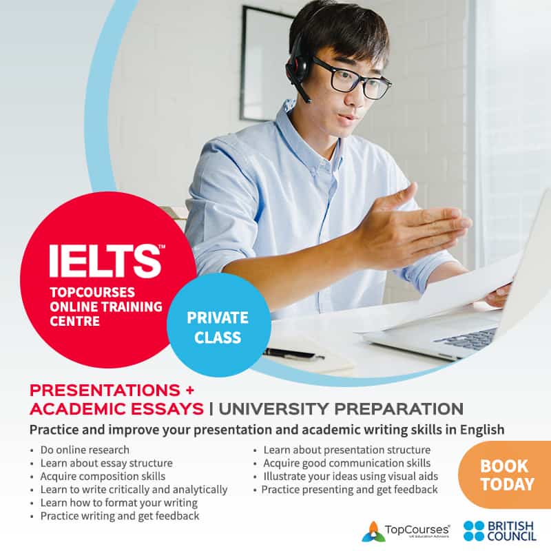 Presentations & Academic Writing Course for University